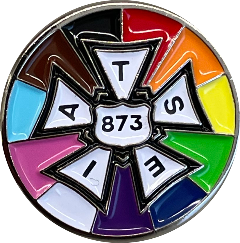 IATSE 873 Pride Pin